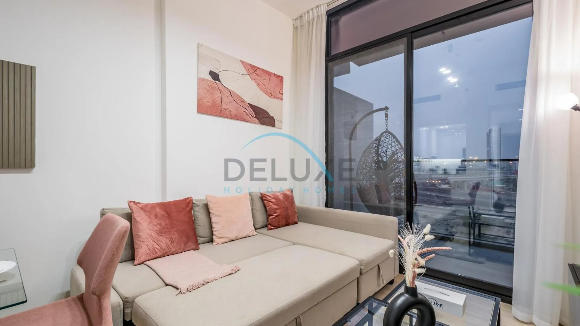 Modern 1Br Apartment In Binghatti Luna, Jumeirah Village Circle By Deluxe Holiday Homes Dubai