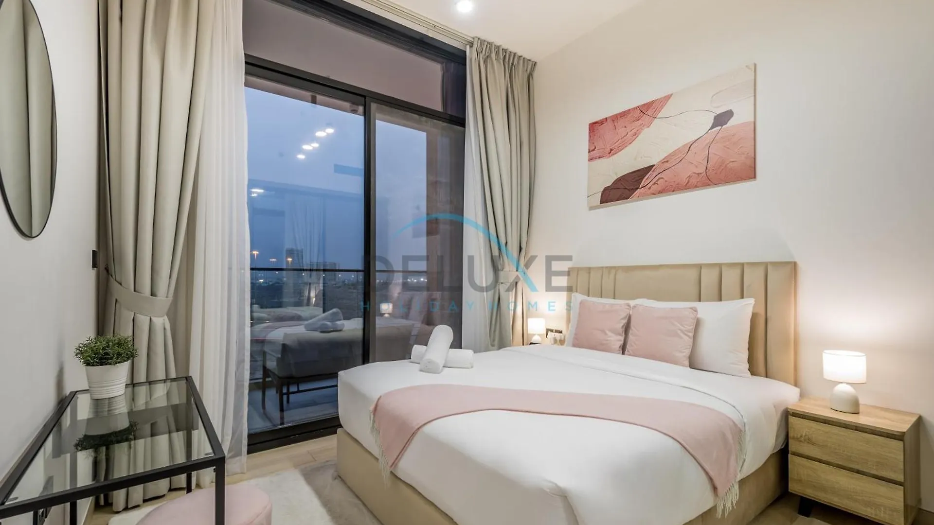 Modern 1Br Apartment In Binghatti Luna, Jumeirah Village Circle By Deluxe Holiday Homes Dubai