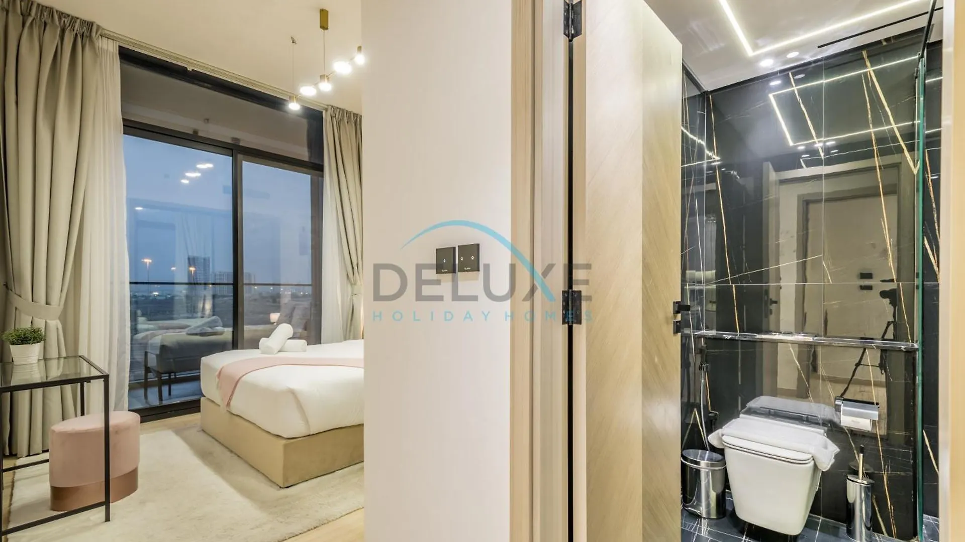 Modern 1Br Apartment In Binghatti Luna, Jumeirah Village Circle By Deluxe Holiday Homes Dubai United Arab Emirates